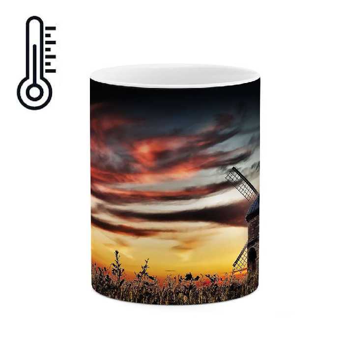 ماگ حرارتی طرح غروب و آسیاب  مدل mgh03426