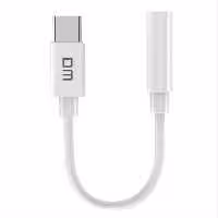 کابل تبدیل USB-C به جک 3.5 میلیمتری دی ام مدل AD026 طول 0.12 متر