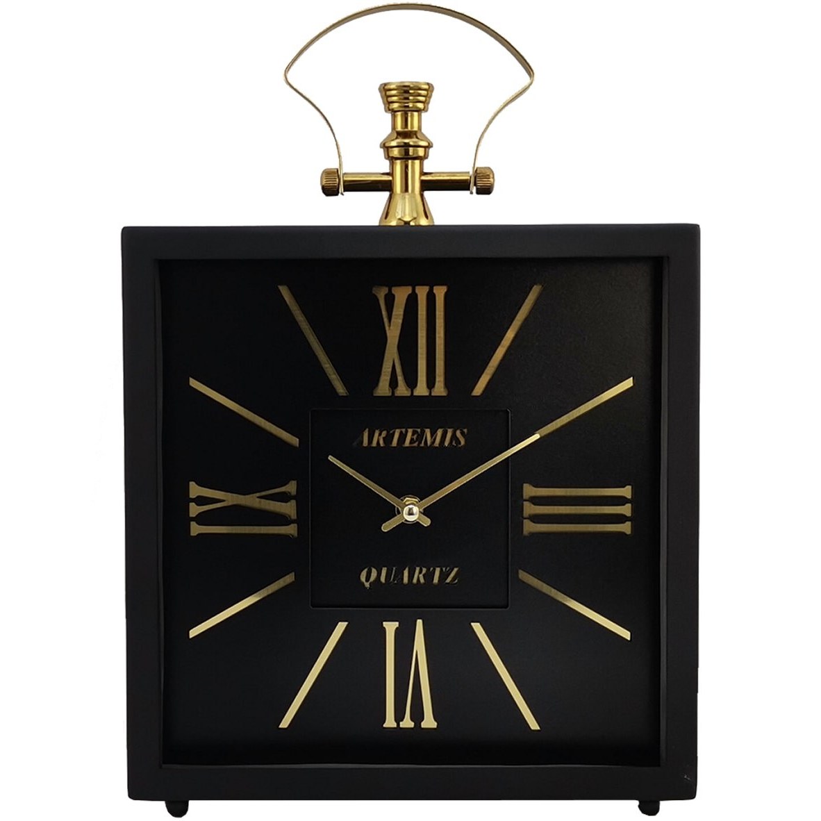 ساعت رومیزی آرتمیس کد 2030 Black Gold مشکی طلایی