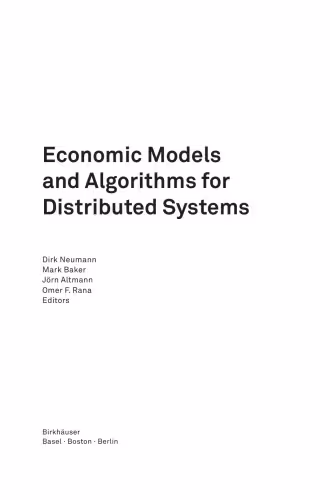 خرید و دانلود نسخه کامل کتاب Economic models and algorithms for distributed systems