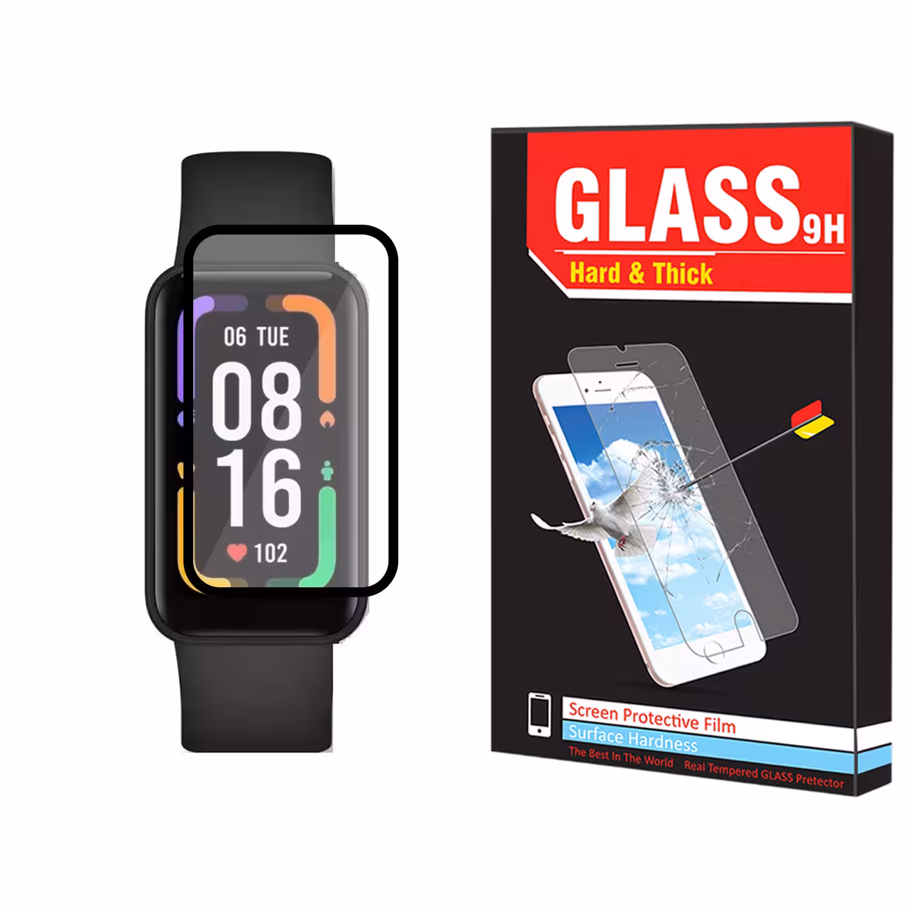 محافظ صفحه نمایش نانو هارد اند تیک مدل NHT مناسب برای ساعت هوشمند شیائومی Redmi Smart Band Pro