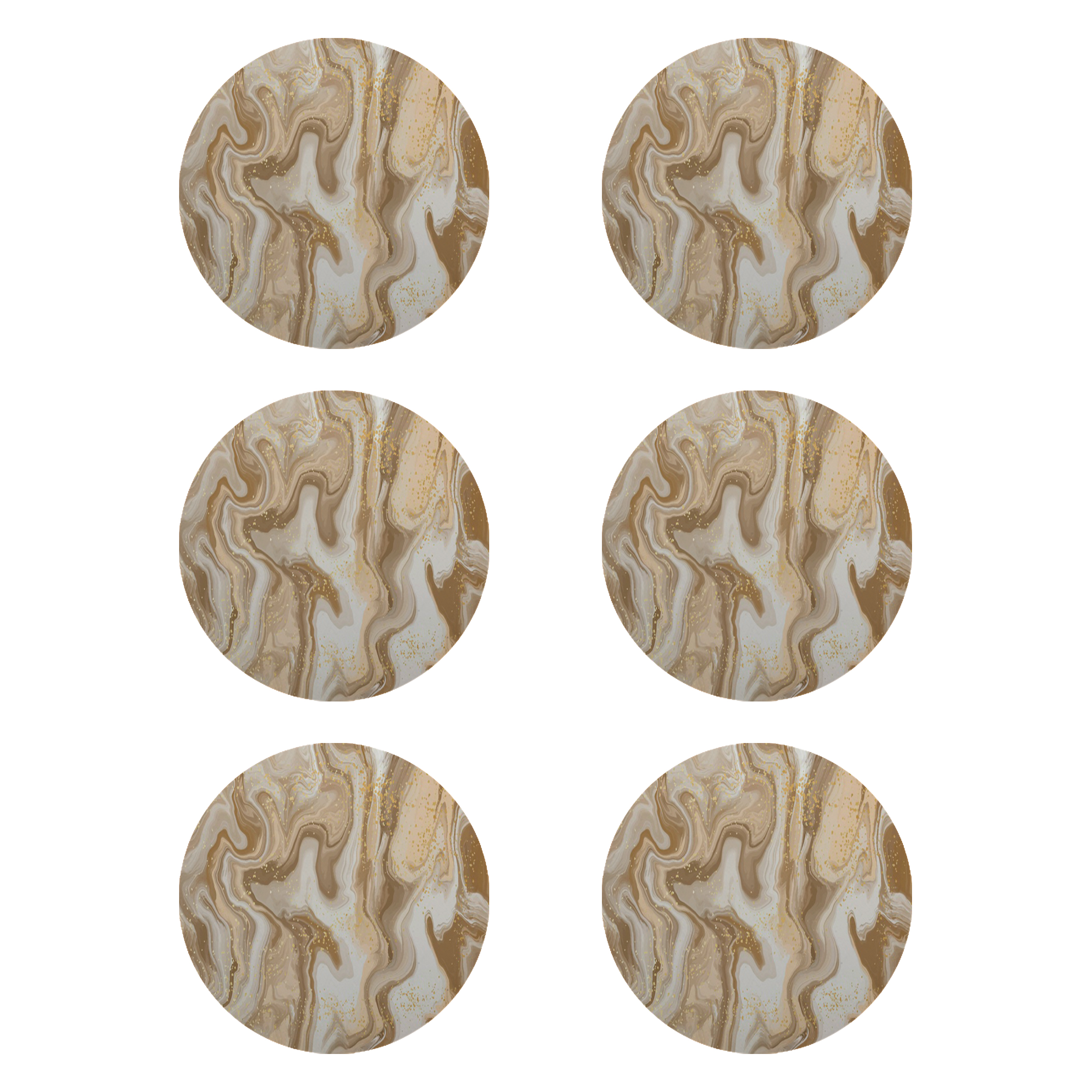 زیر لیوانی طرح مرمر کد 8375 بسته 6 عددی