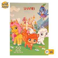 دفتر مشق 50 برگ چسبی شفیعی کد 6