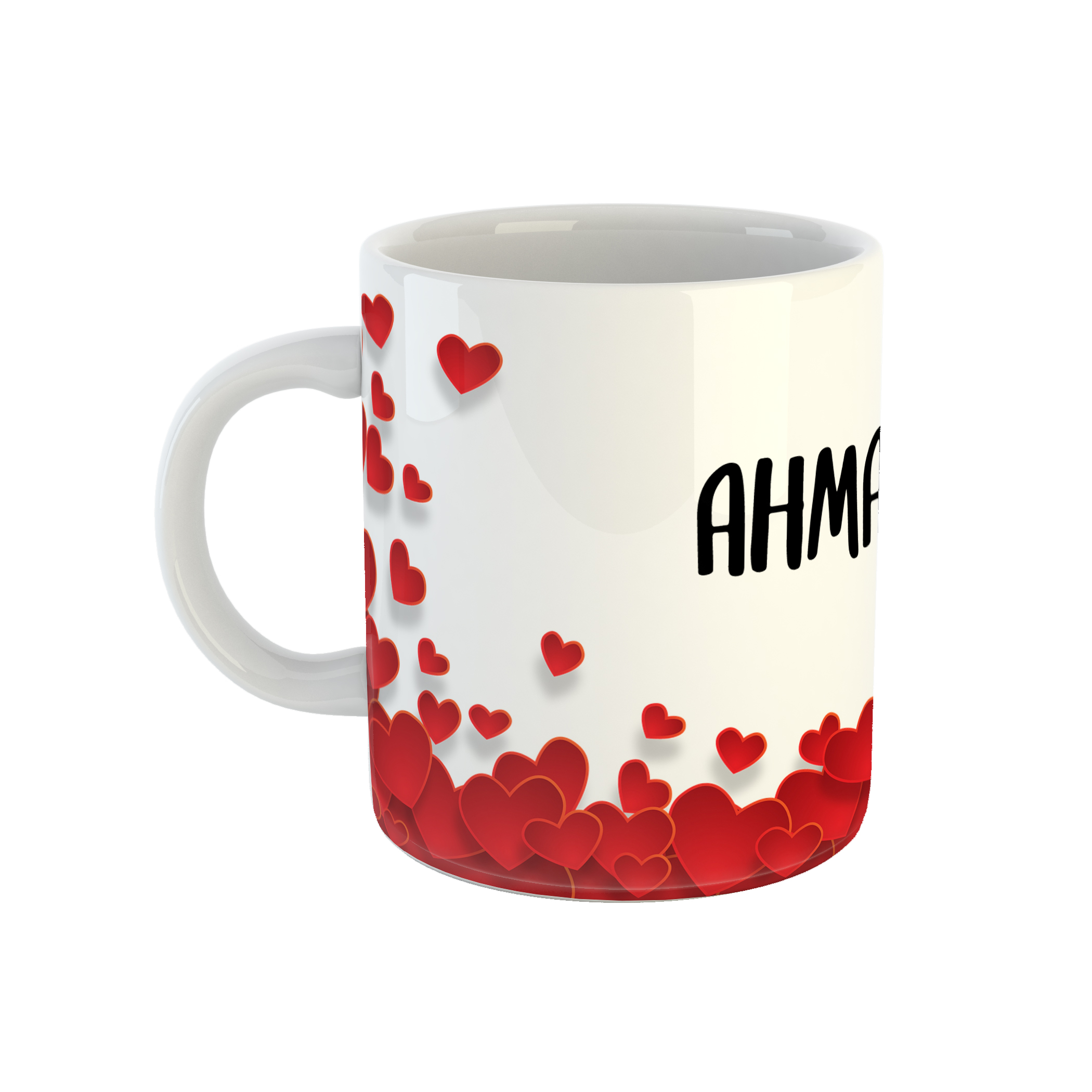 ماگ طرح قلب مدل احمد