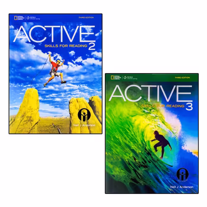 کتاب Active Skills For Reading اثر Neil J Anderson انتشارات الوندپویان جلد 2 و 3