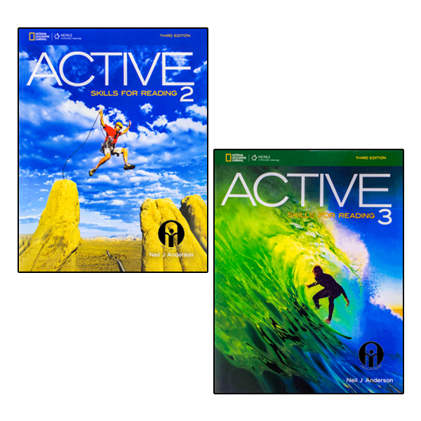 کتاب Active Skills For Reading اثر Neil J Anderson انتشارات الوندپویان جلد 2 و 3