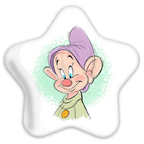 پیکسل خندالو طرح دیو و دلبر مدل ستاره ای کد 1796