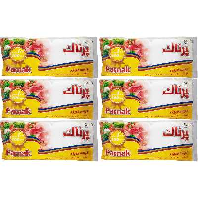 کیسه فریزر پرناک مدل P600 بسته 6 عددی