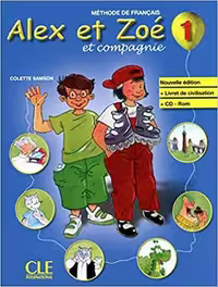کتاب زبان فرانسه  Alex et Zoe 1 – Niveau – Livre   Cahier d’activite   CD(رنگی)