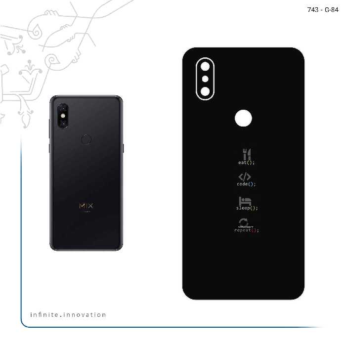 برچسب پوششی ماهوت مدل Programming 2 مناسب برای گوشی موبایل شیائومی Mi Mix 3