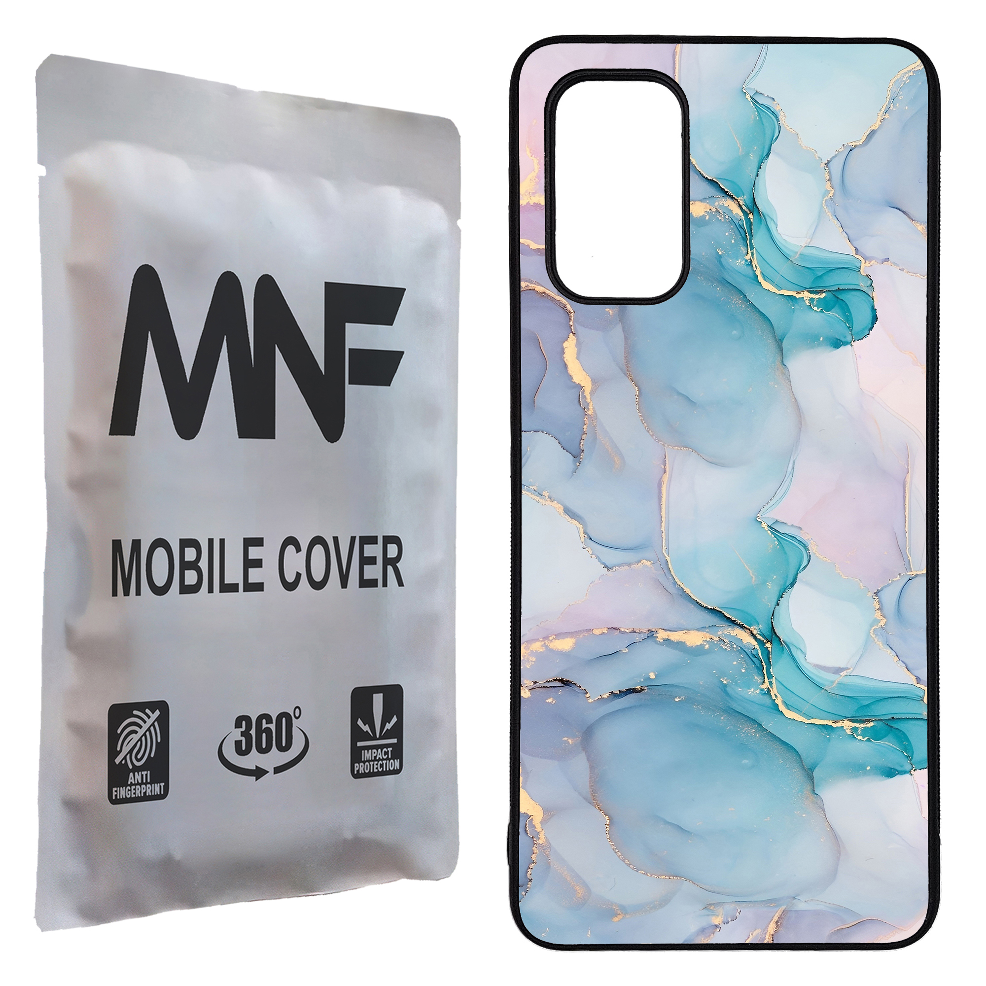 کاور ام ان اف طرح سنگ مرمر کد P-009 مناسب برای گوشی موبایل سامسونگ Galaxy A32 4G