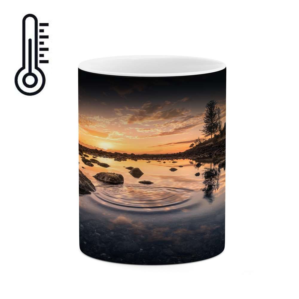 ماگ حرارتی کاکتی طرح منظره مدل mgh17782