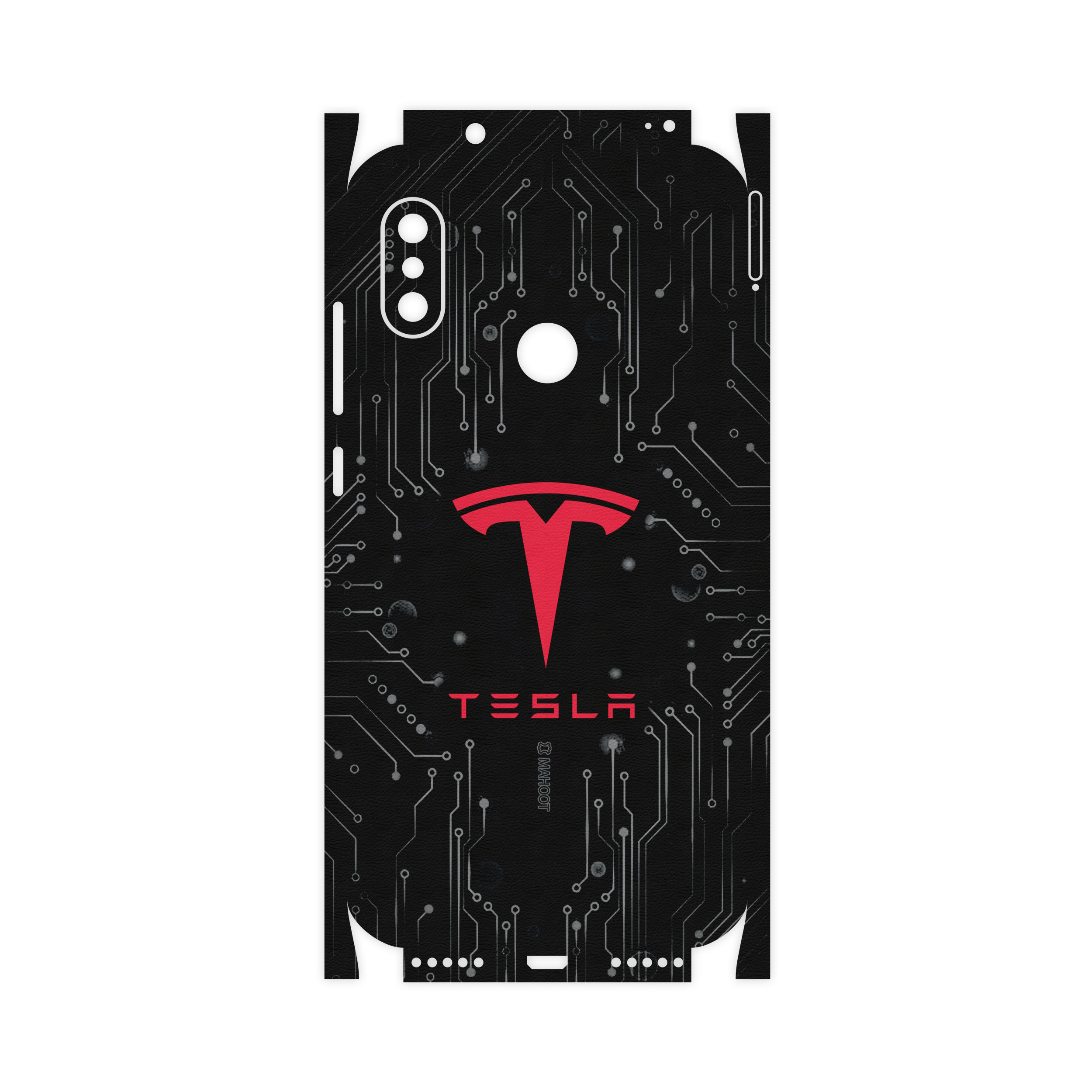 برچسب پوششی ماهوت مدل TESLA-Motors-FullSkin مناسب برای گوشی موبایل شیائومی Redmi Note 6 Pro