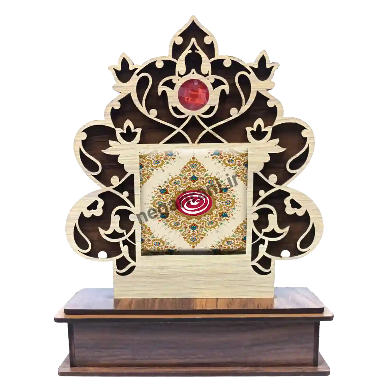 تندیس کاشی گلدار علی مدل 2D 236