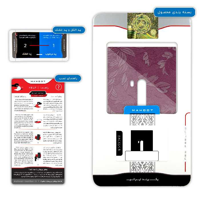 برچسب پوششی ماهوت مدل Red-Wildflower مناسب برای گوشی موبایل نوکیا Lumia 920