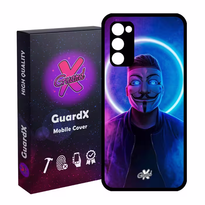 کاور گارد ایکس طرح Anonymous مدل Glass10043 مناسب برای گوشی موبایل سامسونگ Galaxy S20 FE