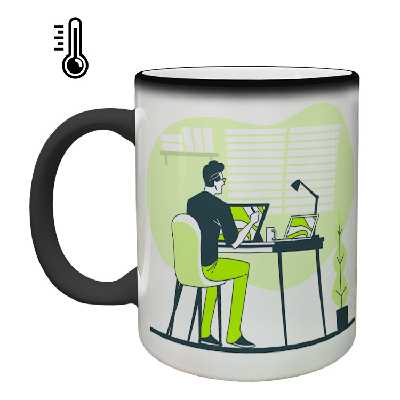 ماگ حرارتی مدل مهندس کد 80