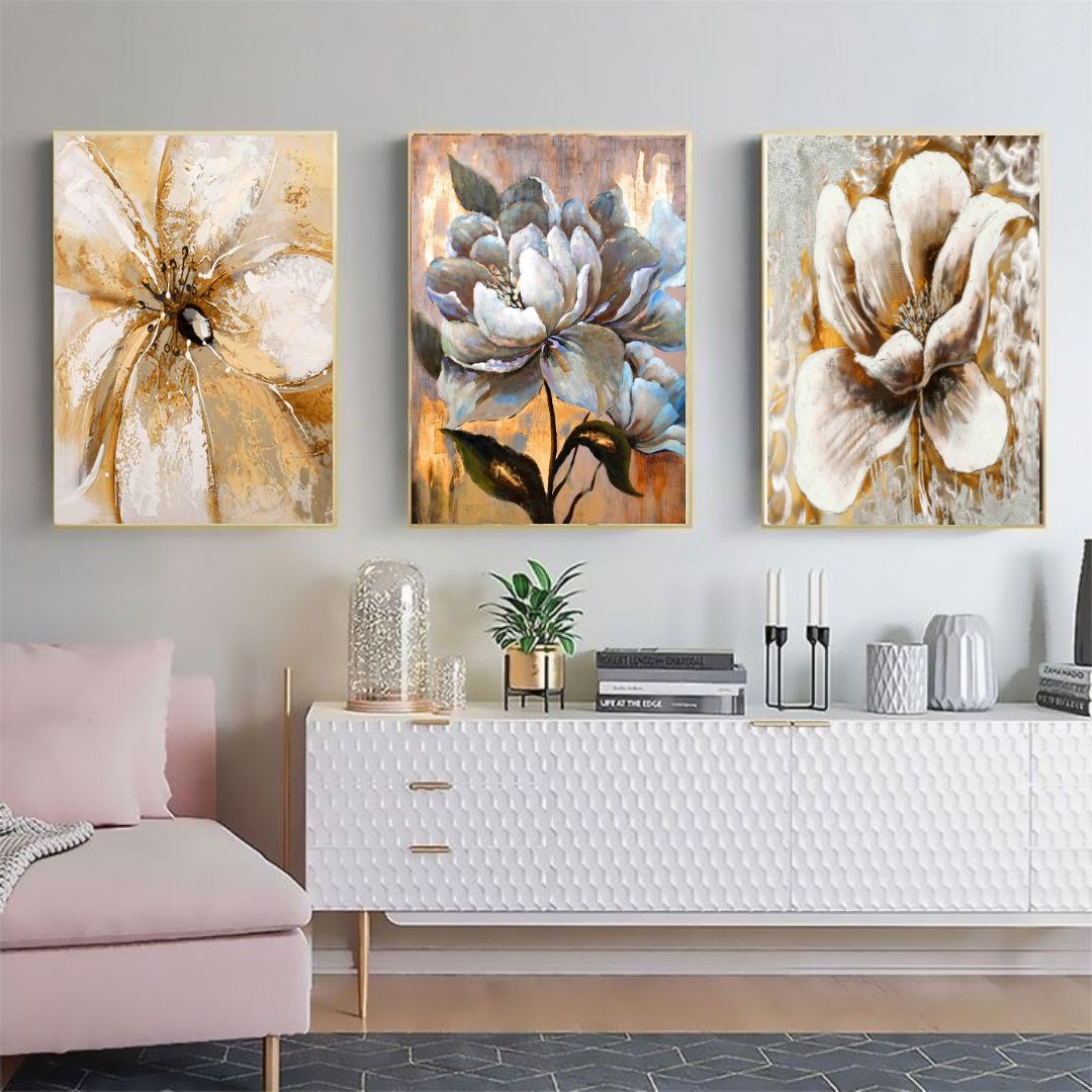 تابلو مدل دکوراتیو کد 1056 مجموعه 3 عددی