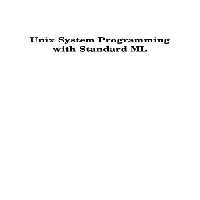 خرید و دانلود نسخه کامل کتاب Unix System Programming with Standard ML