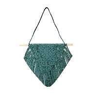 آویز بافتنی مدل مکرومه  MacHang479