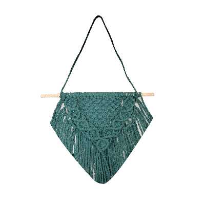 آویز بافتنی مدل مکرومه  MacHang479