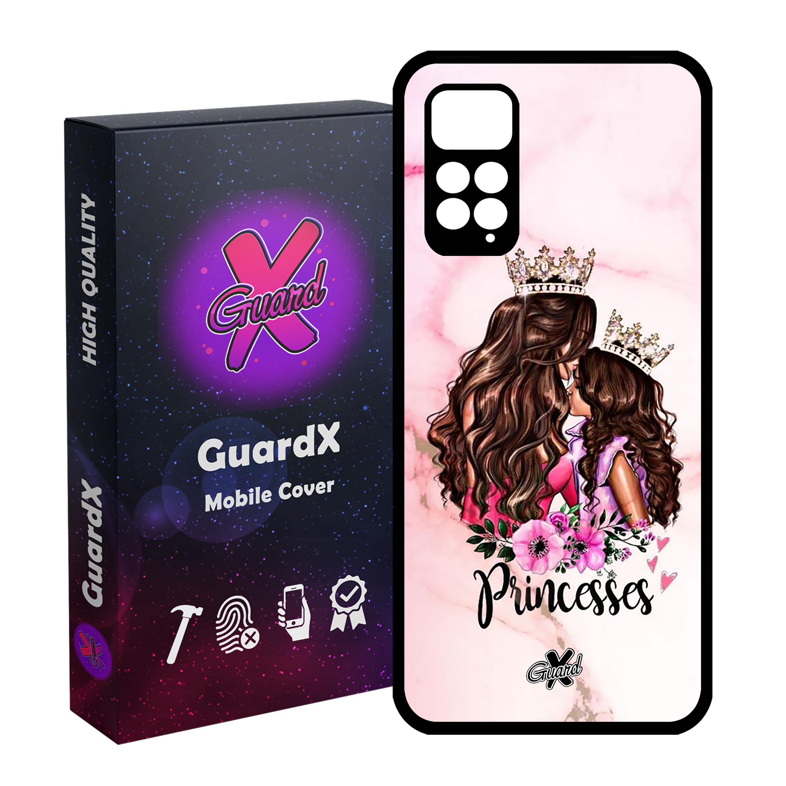 کاور گارد ایکس طرح Princess مدل Glass10351 مناسب برای گوشی موبایل شیائومی Redmi Note 11 Pro 4G/5G