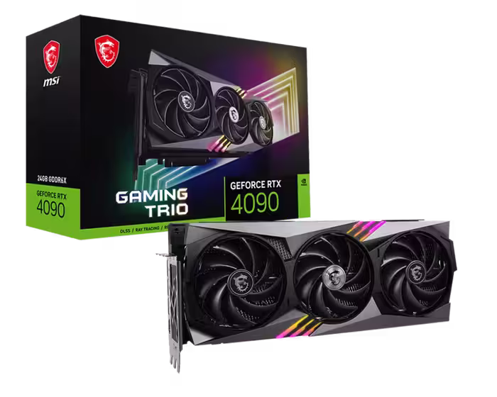 کارت گرافیک  ام اس آی مدل GeForce RTX™ 4090 GAMING TRIO 24G حافظه 24 گیگابایت
