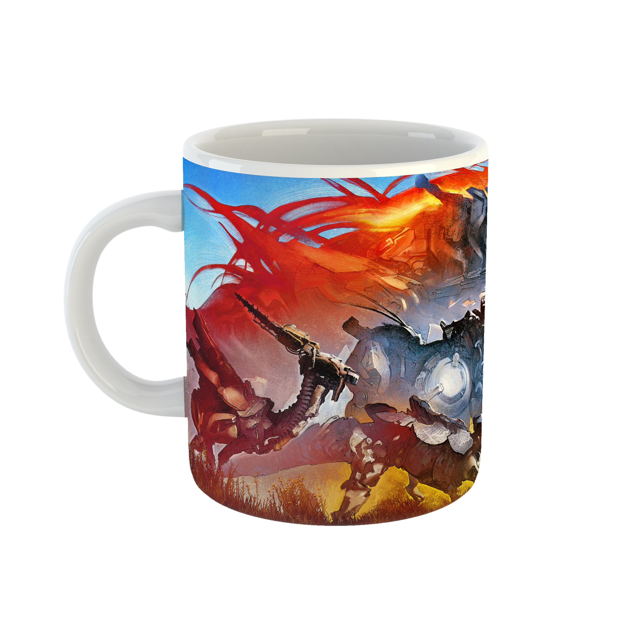 ماگ طرح بازی horizon کد 01