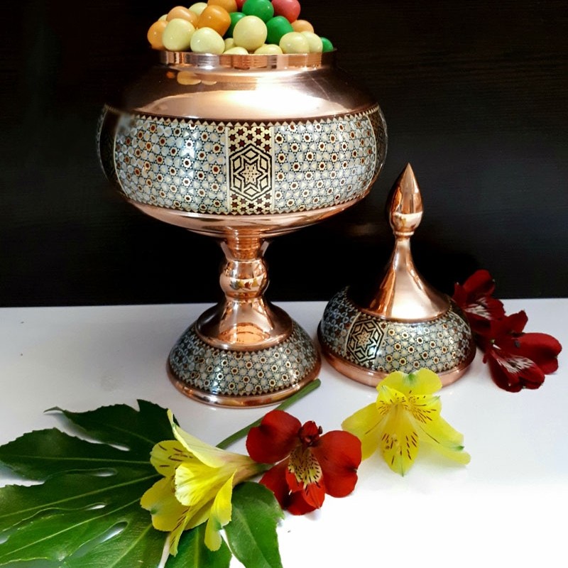 شکلات خوری مس و خاتم ممتاز اعلا در ارتفاع 20