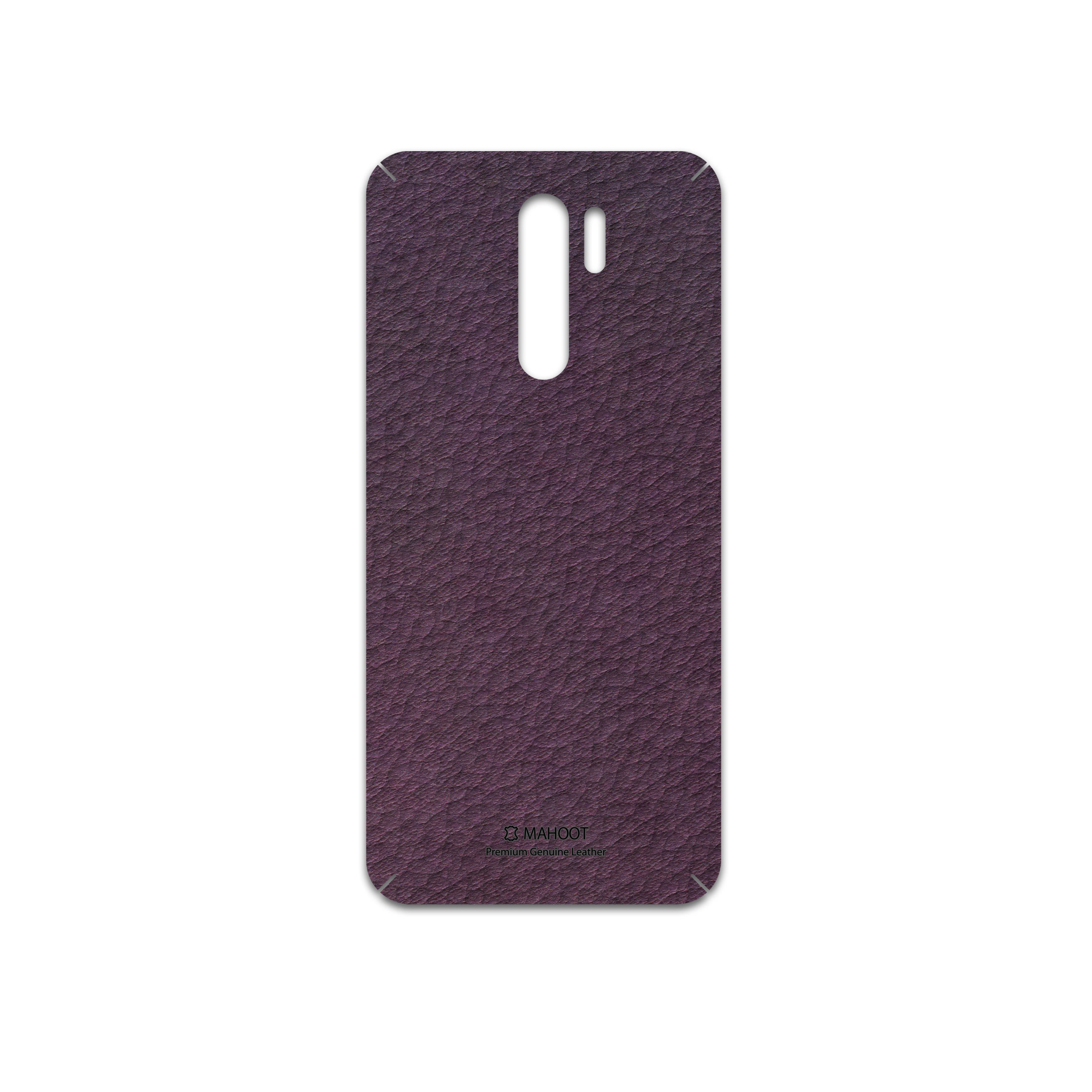 برچسب پوششی ماهوت مدل Purple-Leather مناسب برای گوشی موبایل سامسونگ Galaxy M01