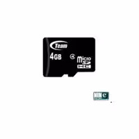 رم چهار گیگ  میکرو4Gگیگ کارت حافظه 4g برندتیم گروپ  ساخت ویتنام گارانتی مادام ال عمر شرکت ipm حافظه ایرانیان