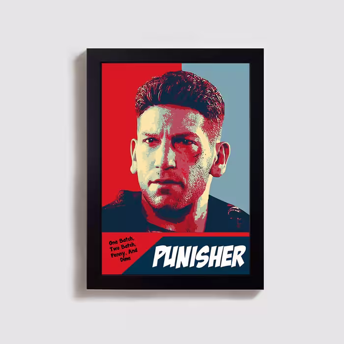 تابلو مدل مارول پانیشر marvel punisher کد BL34
