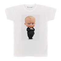 تی شرت بچگانه پرمانه طرح بچه رئیس کد pmt.245
