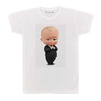 تی شرت بچگانه پرمانه طرح بچه رئیس کد pmt.245