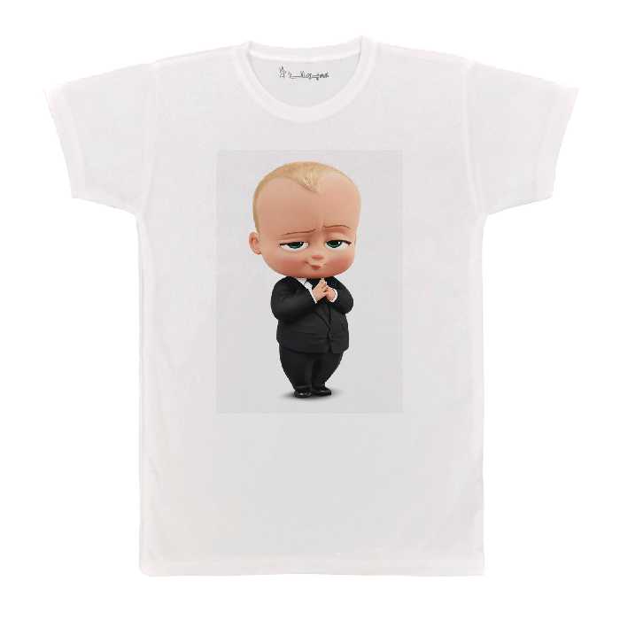 تی شرت بچگانه پرمانه طرح بچه رئیس کد pmt.245