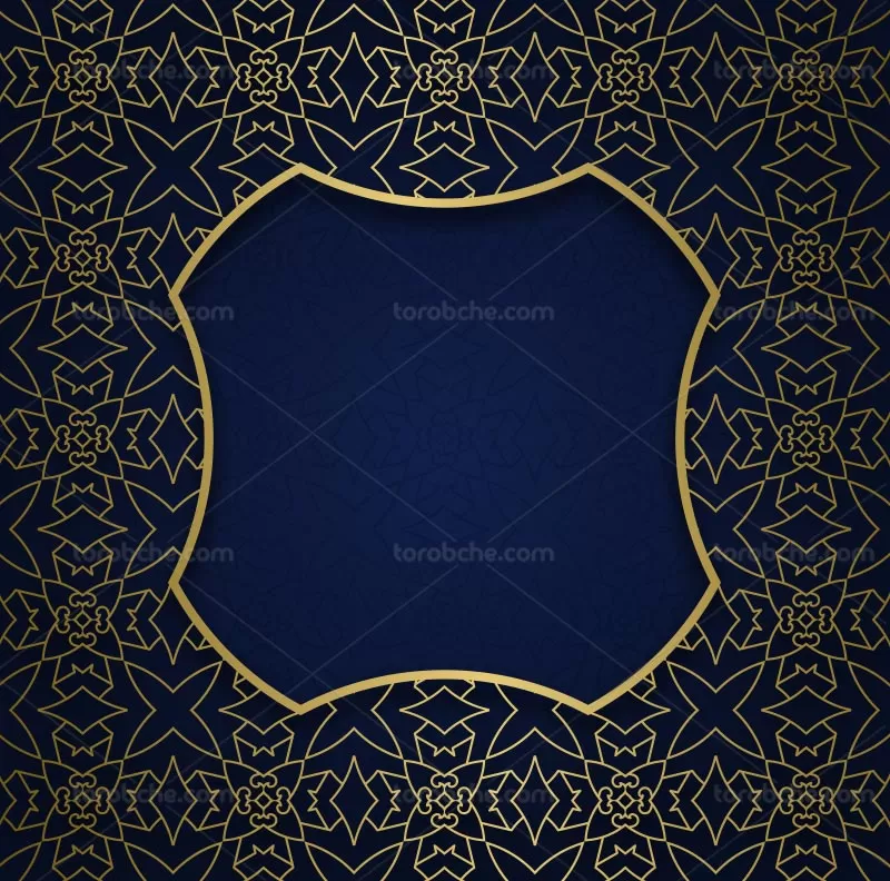 وکتور کادر سنتی رنگی | گرافیک با طعم تربچه