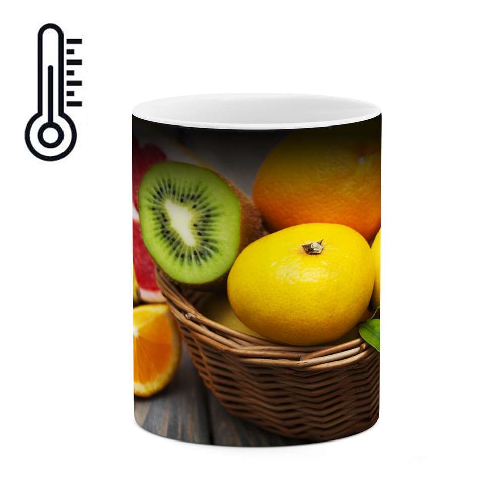 ماگ حرارتی طرح میوه  مدل mgph11114