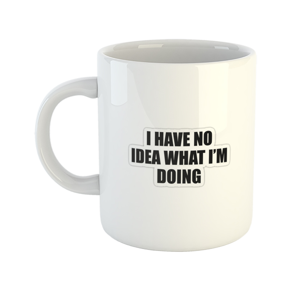 ماگ طرح نوشته مدل سرگردان