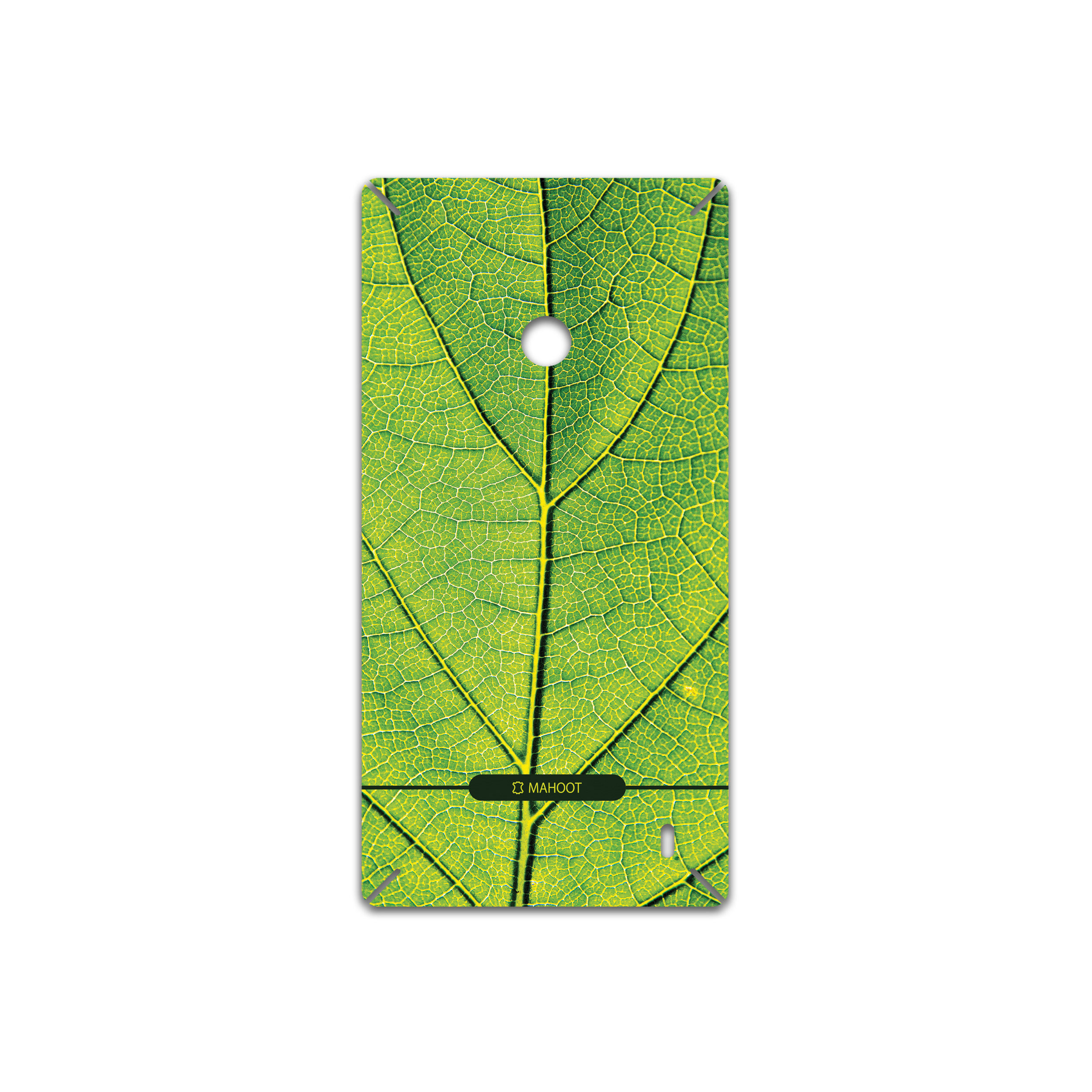 برچسب پوششی ماهوت مدل Leaf-Texture مناسب برای گوشی موبایل نوکیا Lumia 520