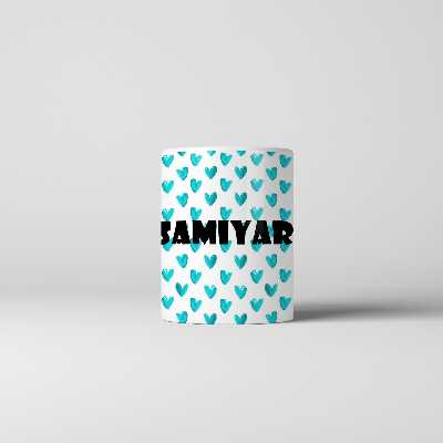 ماگ طرح اسم سامیار مدل قلب کد 1366