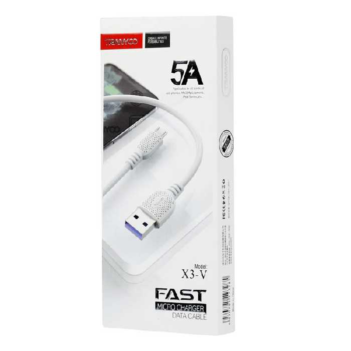 کابل تبدیل USB به microUSB ترانیو مدل X3-V طول 1 متر