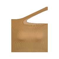 کراپ تاپ زنانه مدل رومی کبریتی اسفنجی کد 18371