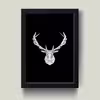 تابلو مدل مینیمال ghost deer کدm50122