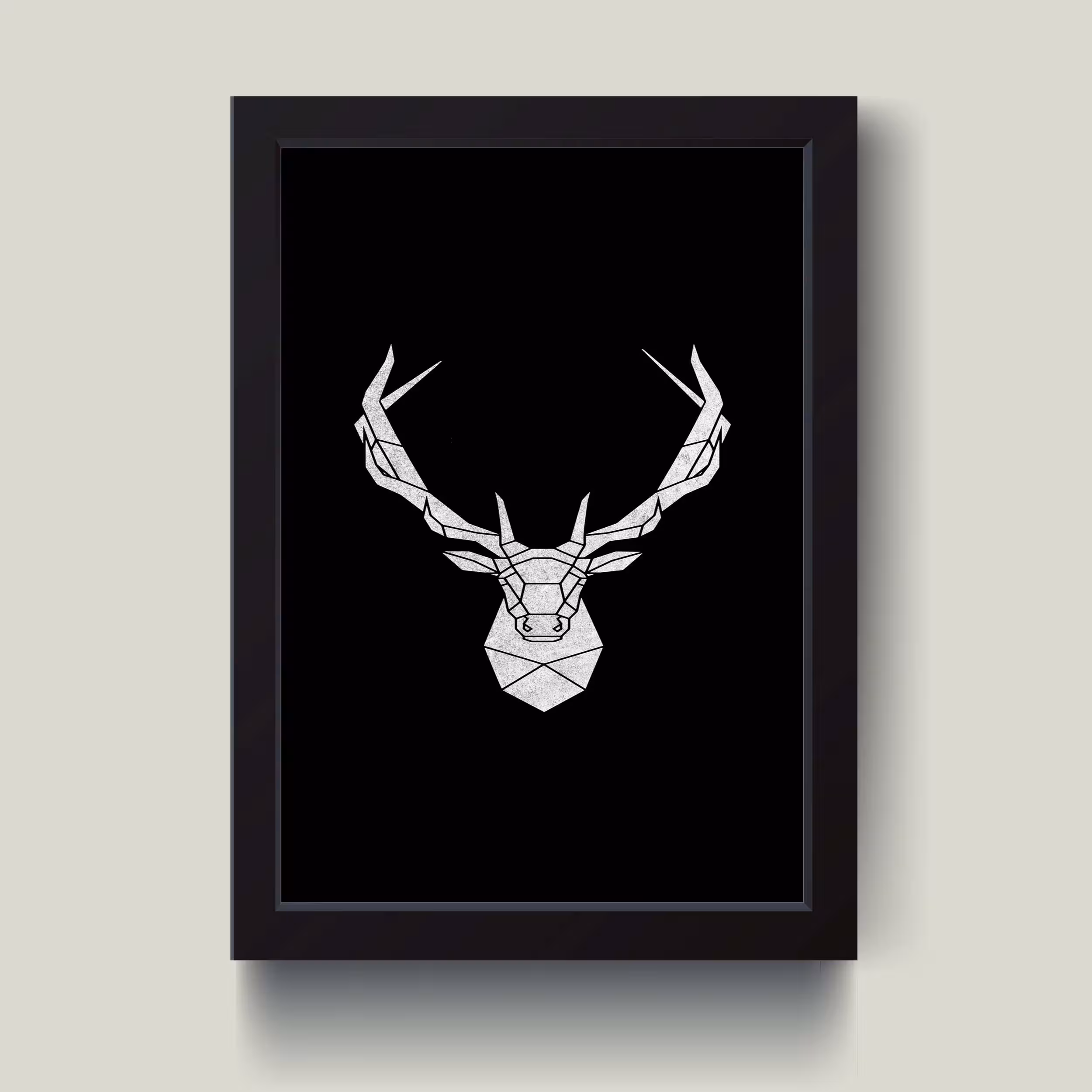 تابلو مدل مینیمال ghost deer کدm50122