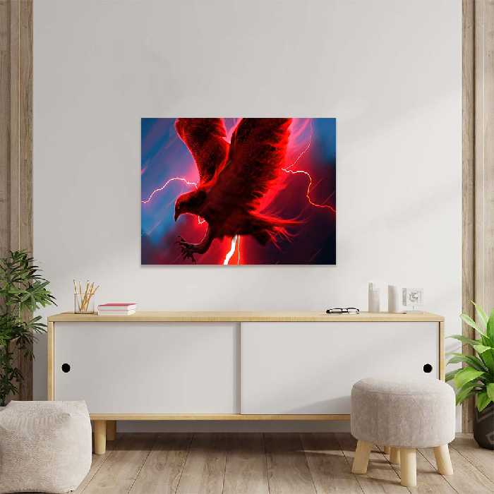 تابلو شاسی مدل eagle struck by lightning کد S-12006