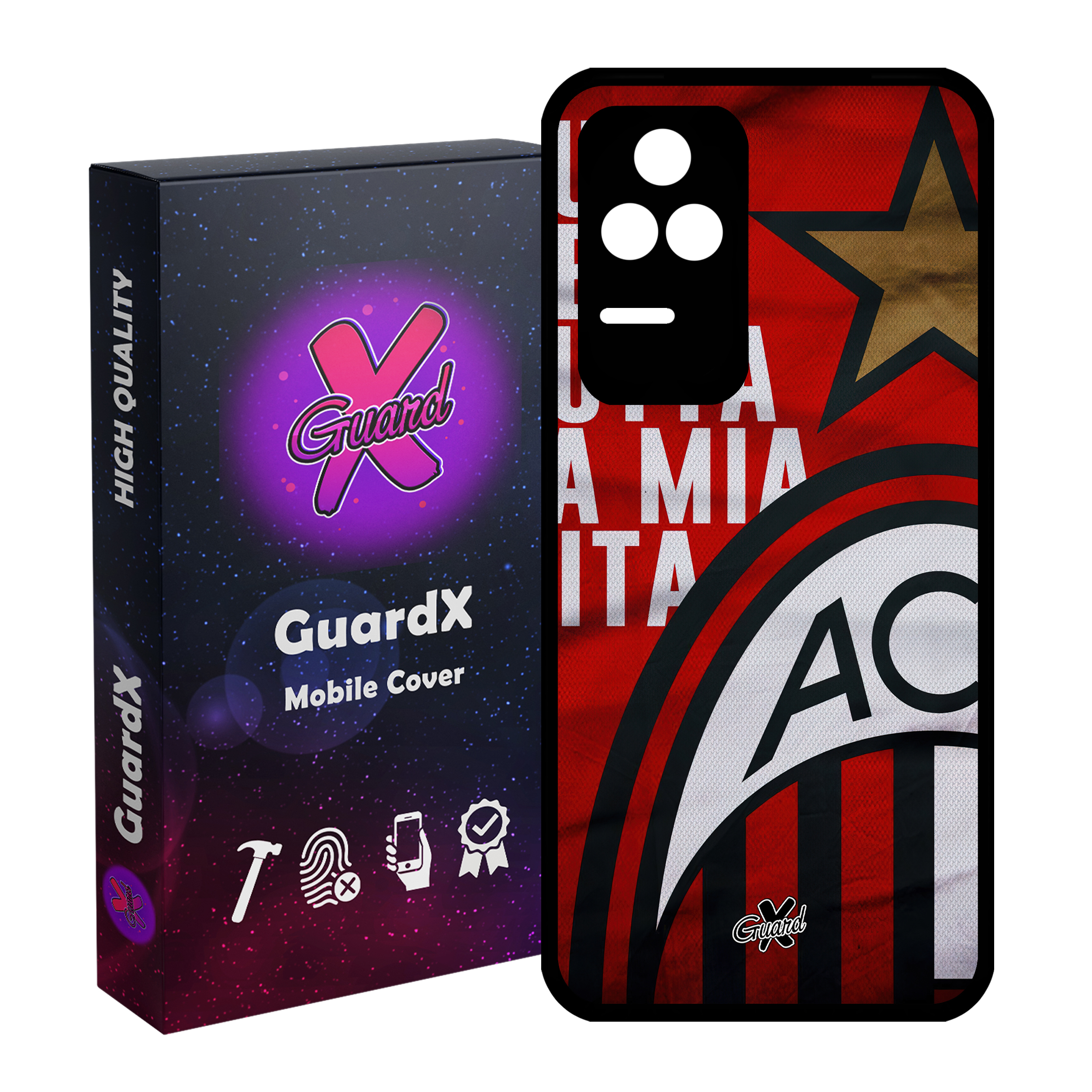 کاور گارد ایکس طرح آث میلان مدل Glass10453 مناسب برای گوشی موبایل شیائومی Poco F4/Redmi K40S