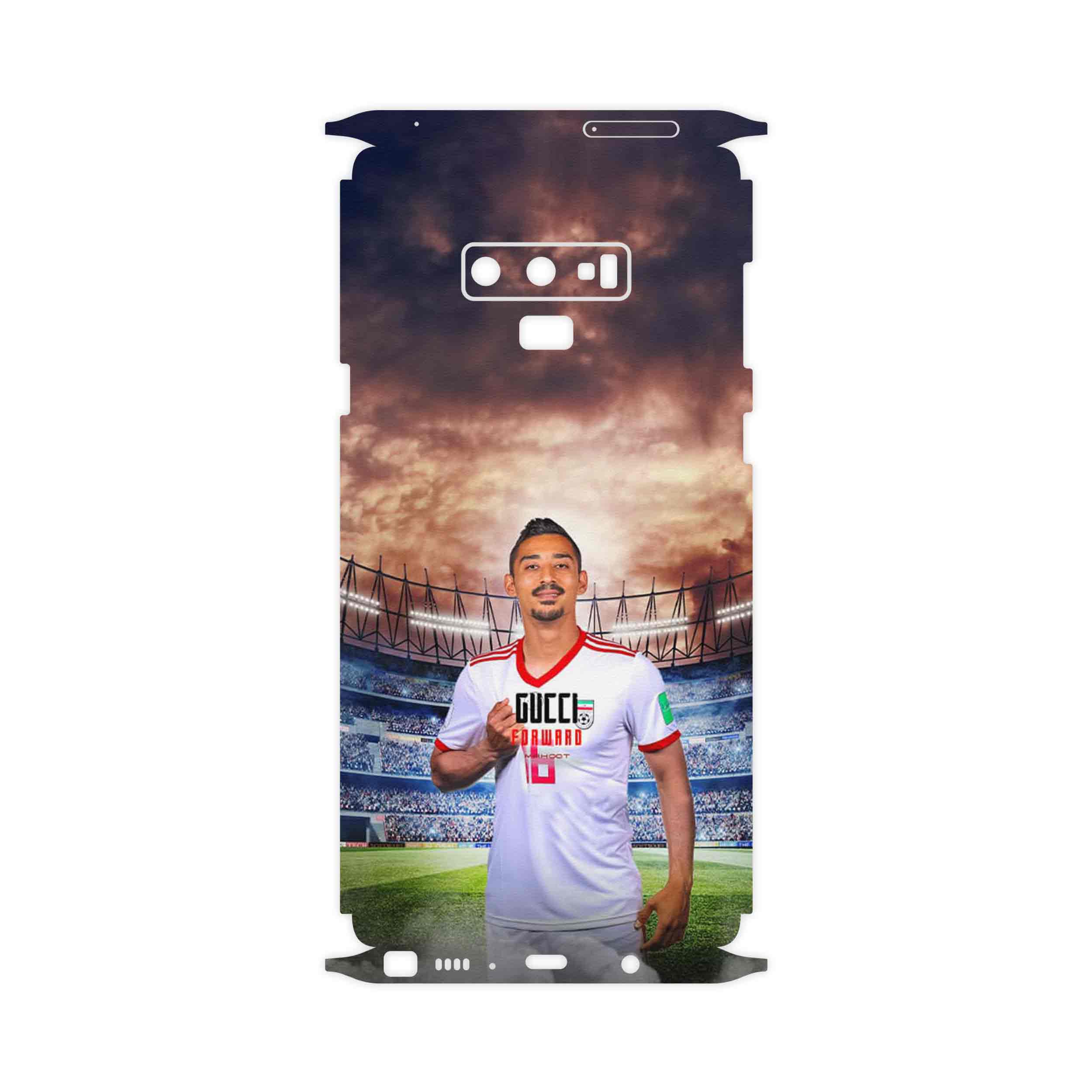 برچسب پوششی ماهوت مدل Reza Ghoochannejhad-FullSkin مناسب برای گوشی موبایل سامسونگ Galaxy Note 9