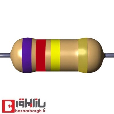 مقاومت 620 کیلو اهم 1 وات 5 درصد