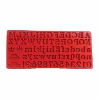 ابزار تزیین فوندانت مدل حروف انگلیسی با اعداد