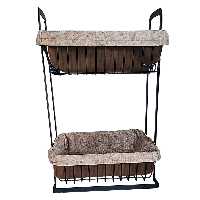 سبد سیب زمینی و پیاز مدل پارچه ای کد 06